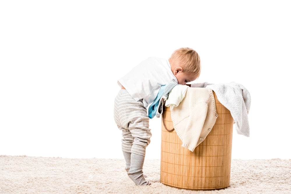 How can I deal with all of this baby laundry?