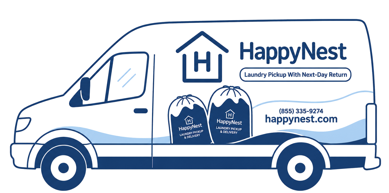 HappyNest delivery van