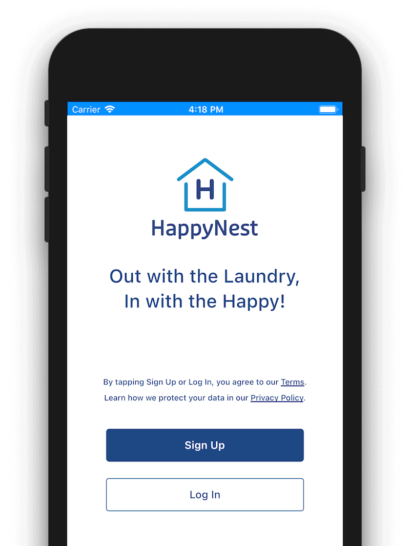 new happynest mobile app